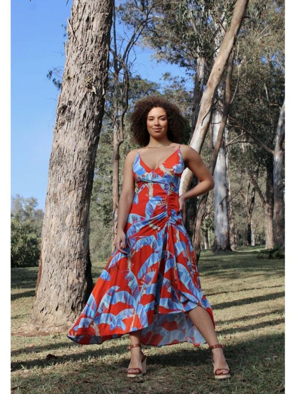 FARM Rio Sweet Jungle Maxi Dress sz S NWT
